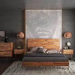 TOV Bedroom Bushwick Wooden Bed