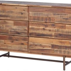 TOV Bedroom Bushwick Wooden 6 Drawer Dresser