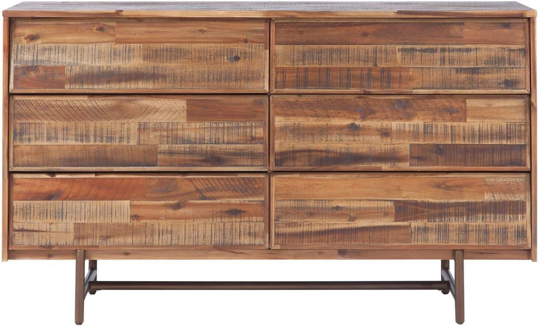TOV Bedroom Bushwick Wooden 6 Drawer Dresser