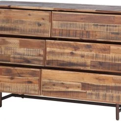 TOV Bedroom Bushwick Wooden 6 Drawer Dresser