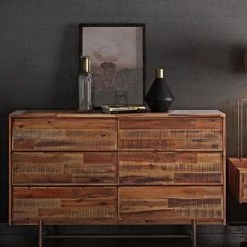 TOV Bedroom Bushwick Wooden 6 Drawer Dresser