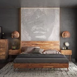 TOV Bedroom Bushwick Wooden Chest 5 Drawer