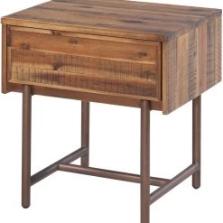 TOV Bushwick Wooden Nightstand