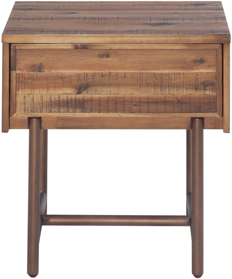TOV Bushwick Wooden Nightstand