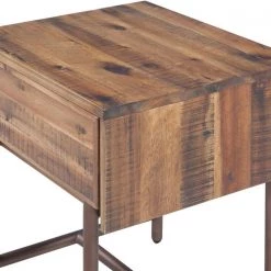 TOV Bushwick Wooden Nightstand