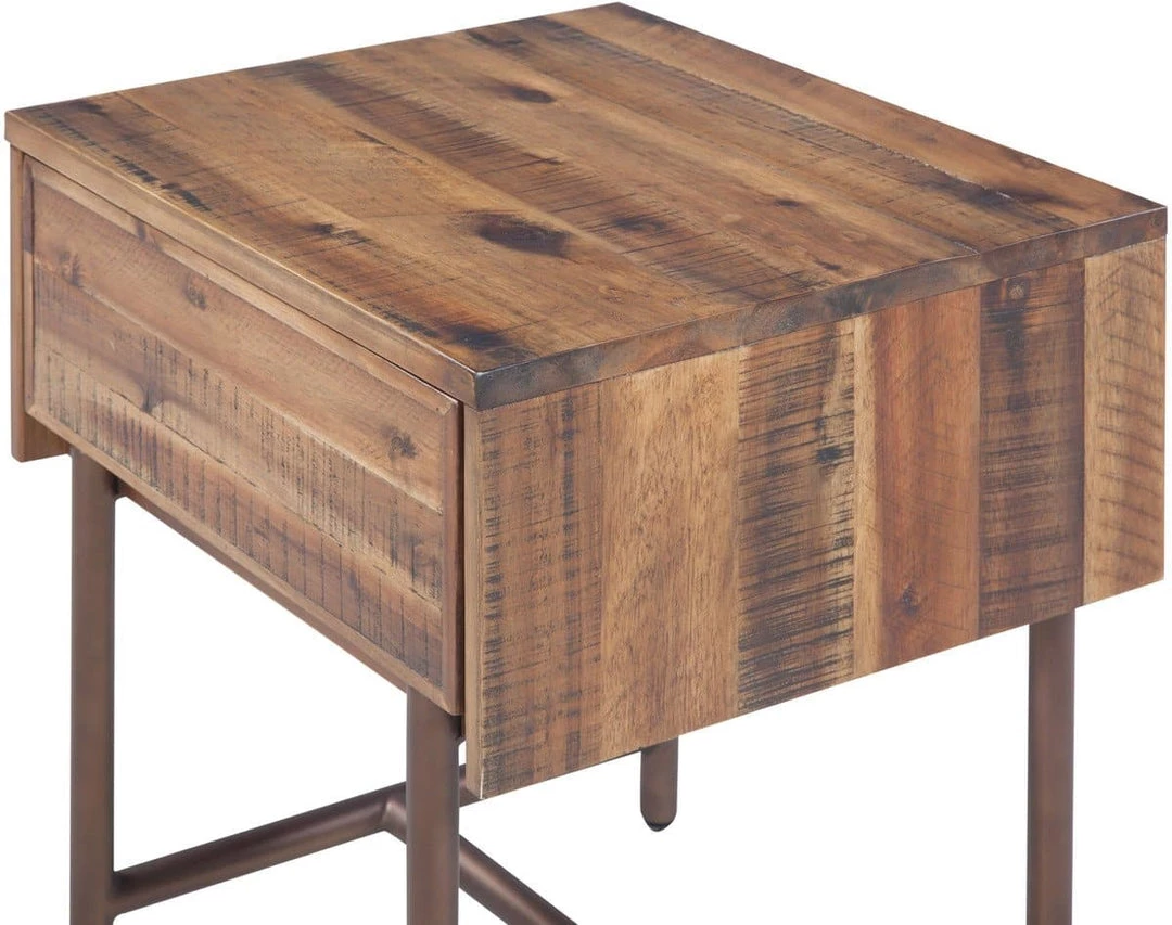 TOV Bushwick Wooden Nightstand