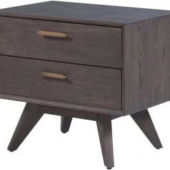 TOV Loft Wooden Nightstand Living Room
