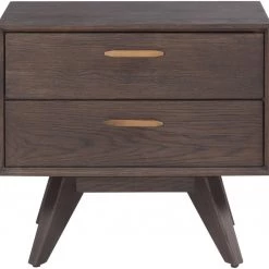 TOV Loft Wooden Nightstand Living Room