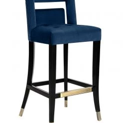 TOV Hart Velvet Bar Stool Dining Room
