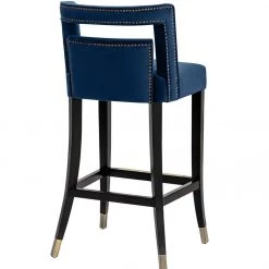TOV Hart Velvet Counter Stool Dining Room