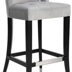 TOV Hart Velvet Counter Stool Dining Room