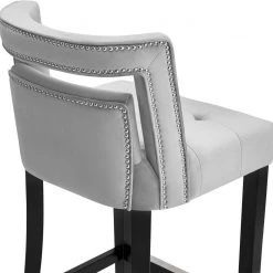 TOV Hart Velvet Counter Stool Dining Room