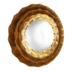 TOV Petal Gold Mirror Home Decor