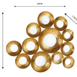 TOV Vivid Gold Mirror Home Decor