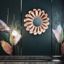 TOV Blossom Rose Gold Mirror Home Decor