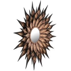 TOV Sunflower Antique Wall Mirror