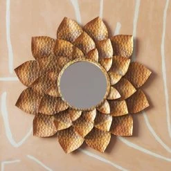 TOV Home Decor Leaf Antique Mirror