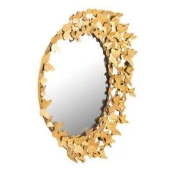 TOV Home Decor Butterfly Gold Mirror