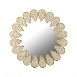 TOV Zariah Petal Mirror Home Decor