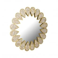 TOV Zariah Petal Mirror Home Decor
