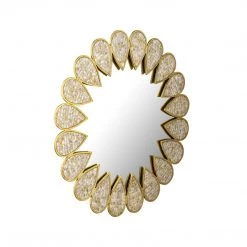 TOV Zariah Petal Mirror Home Decor