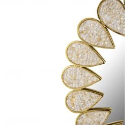 TOV Zariah Petal Mirror Home Decor