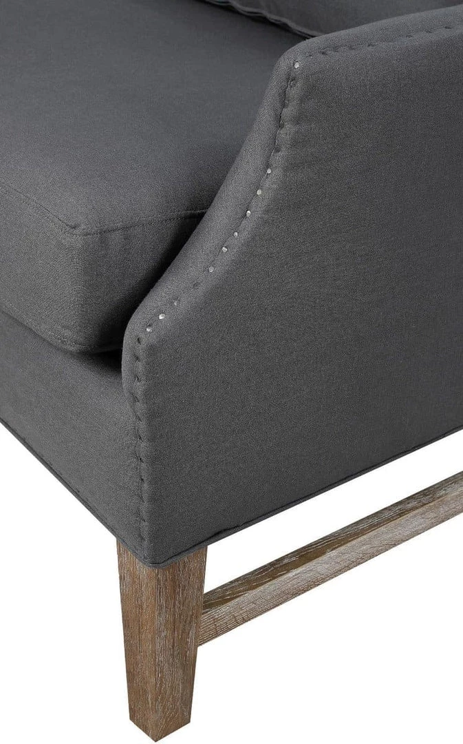 TOV Living Room Devon Linen Wing Chair