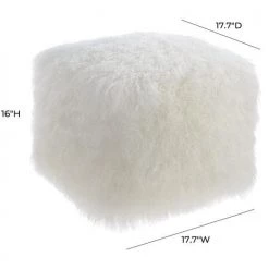 TOV Tibetan Sheep Pouf