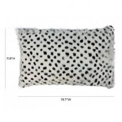 TOV Genuine Goatskin Pillow Home Decor