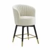 TOV Liana Velvet Swivel Stool