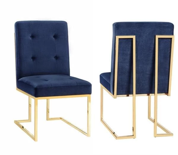 TOV Akiko Velvet Chair (Set Of 2)