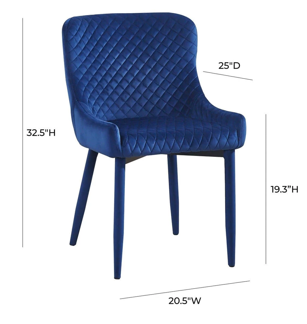 TOV Draco Velvet Chair Dining Room