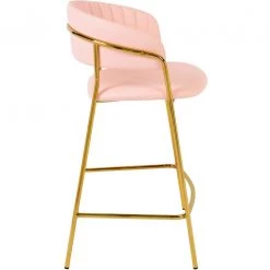 TOV Padma Vegan Leather Counter Stool - Set Of 2 Dining Room