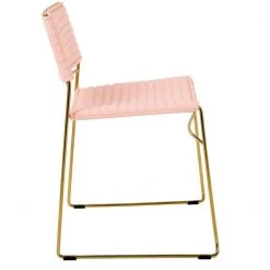 TOV Domani Vegan Leather Chair - Set Of 2