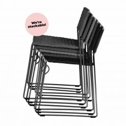 TOV Domani Vegan Leather Chair - Set Of 2