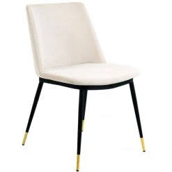 TOV Evora Velvet Chair - Silver Legs - Set Of 2 Dining Room