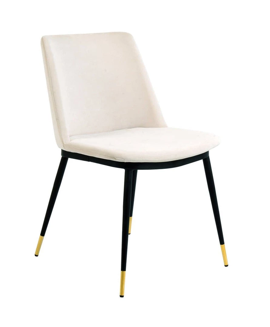 TOV Evora Velvet Chair - Silver Legs - Set Of 2 Dining Room