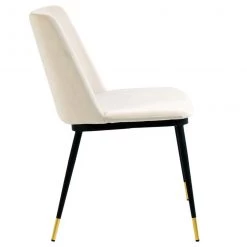 TOV Evora Velvet Chair - Silver Legs - Set Of 2 Dining Room