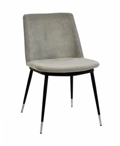 TOV Evora Velvet Chair - Silver Legs - Set Of 2 Dining Room
