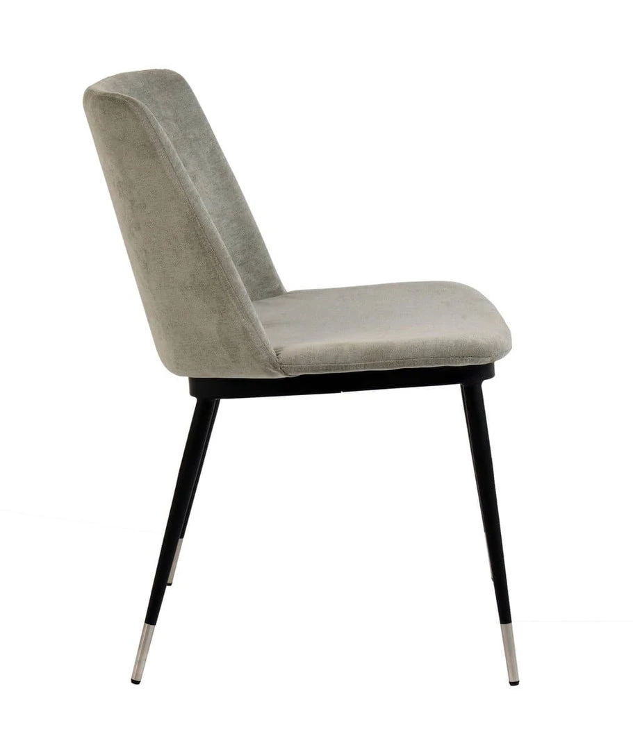 TOV Evora Velvet Chair - Silver Legs - Set Of 2 Dining Room