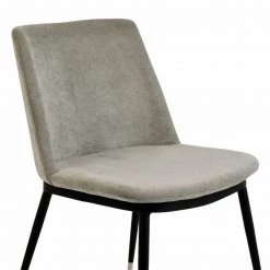 TOV Evora Velvet Chair - Silver Legs - Set Of 2 Dining Room