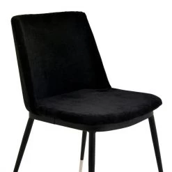 TOV Evora Velvet Chair - Silver Legs - Set Of 2 Dining Room