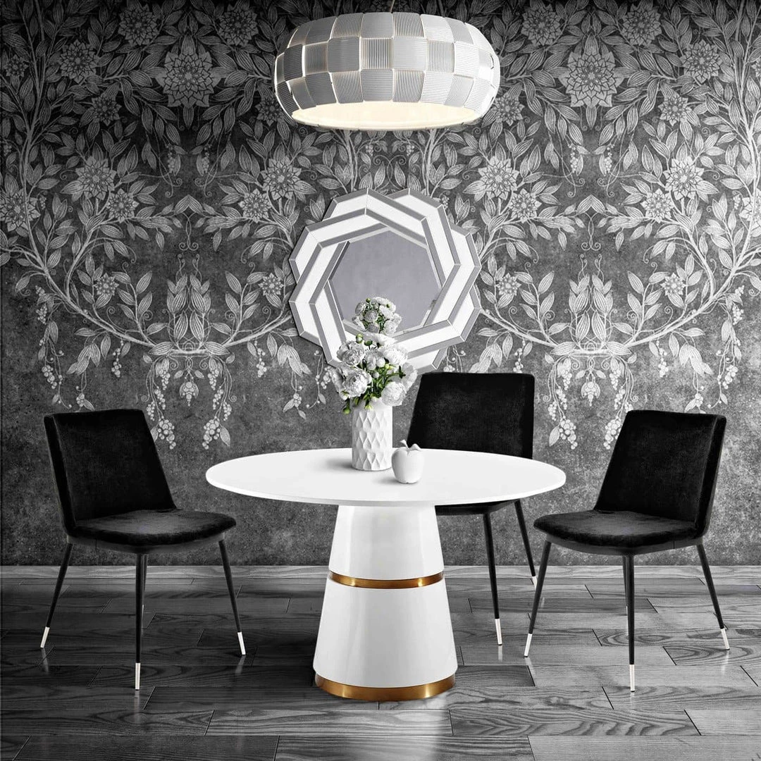 TOV Evora Velvet Chair - Silver Legs - Set Of 2 Dining Room