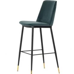 TOV Evora Velvet Counter Stool (Set Of 2)