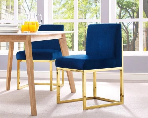 TOV Haute Velvet Chair Dining Room