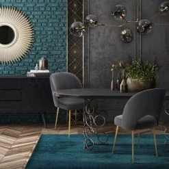 TOV Valentina Black Dining Table Dining Room