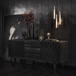 TOV Valentina Black Buffet Living Room