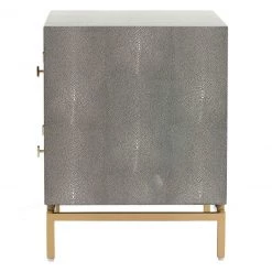 TOV Bedroom Pesce Shagreen Nightstand