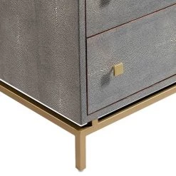 TOV Bedroom Pesce Shagreen Nightstand