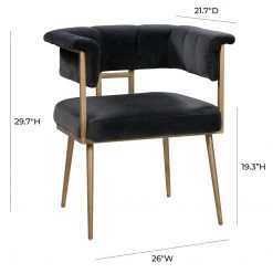 TOV Dining Room Astrid Velvet Chair